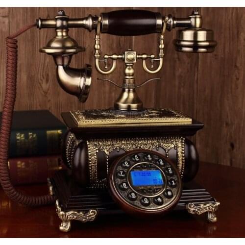Fashion phone vintage telephone caller id telephone antique decoration/Redial/ Hands-free/ backlit version Caller ID