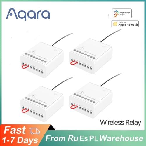 Original Aqara Two-way control module Wireless Relay Controller 2 channels Work For Mijia APP and Home kit