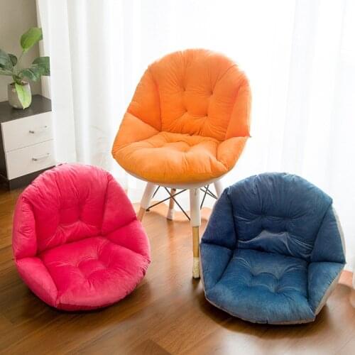 Soft Chair Seat Cushion for Kids Students Thicken Cute Home Sofa Couch Dining Armchair Decor Office Chairs Winter Warm Backrest