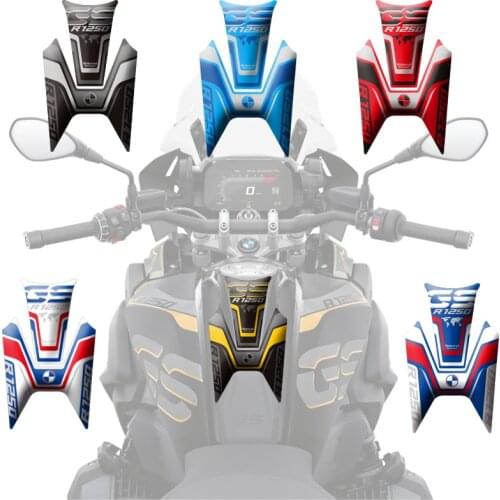 For BMW R1250GS 2018-2019 New Motorcycle Stickers Fuel Tank 3D Rubber Sticker Fishbone Protective Decals