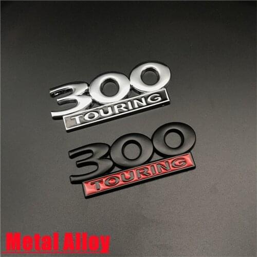 NEW Metal Badge Emblem Sticker Auto badge 300 Touring for 2011-2014 Chrysler 300 300C Chrome Fender Emblem Decal Rear Trunk