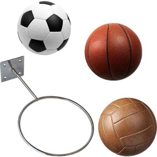 New Basketball Holder Wall Mount Sports Ball Rack Display Ball Holder For Basketball Soccer Football Volleyball Display Stand