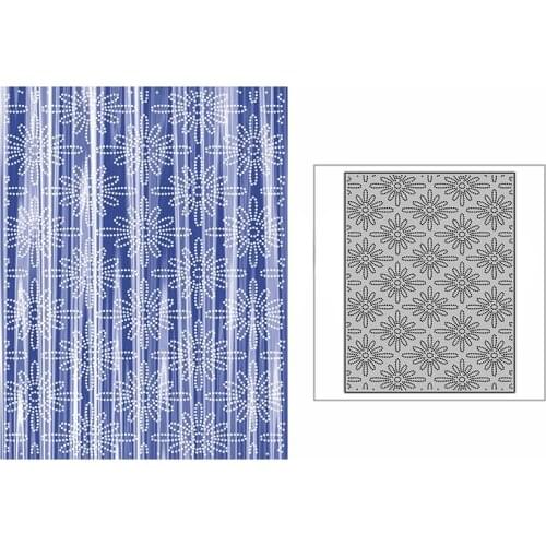 New Spotted Starry Flowers Background Plate Craft Embossing Mold 2021 Metal Cutting Dies for DIY Scrapbooking Album Card Making