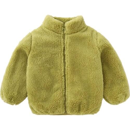 Newborn Baby Boys Autumn Winter Jacket 1-7 Years Baby Girl Plush Coat Children Christmas Clothing Kids Cute Outerwear