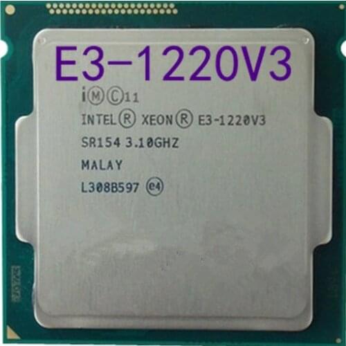 Intel Xeon E3-1220 V3 E3 1220 V3 3.1GHz 8MB 4 Core SR154 LGA1150 CPU Processor