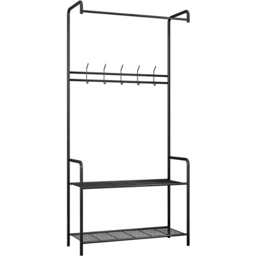 Simple Steel Frame Floor Cool Hanger Open Wardrobe Rackfloor Coat Rack Bedroom Hanging Clothes Rack Clothes Hanger Stand