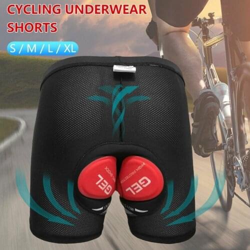 Silica Gel Pad Shockproof Cycling Shorts Men Women Underpant MTB Road Bike Liner Shorts Quick-Drying Bicycle Padded Underwear
