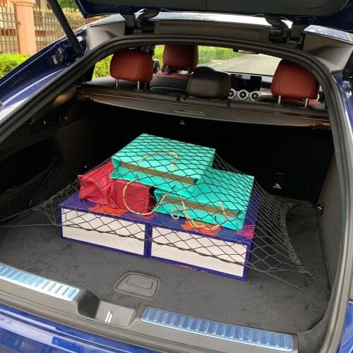 Car Trunk Mesh Net Cargo Bag For Volkswagen Touareg Phaeton Phideon Variant Touran Beetle T-Cross T-Roc Amarok Tarok MOIA