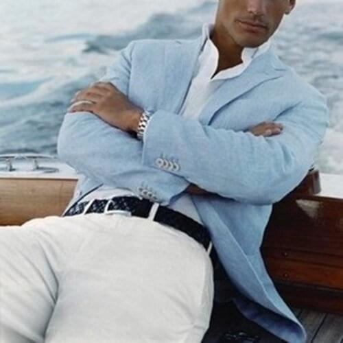 SILIWEYA Mens Casual Suits