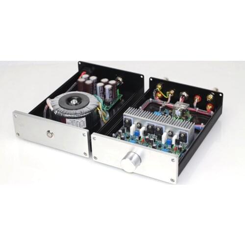 ZEROZONE HIFI Split NAP250 MOD Stereo Power amplifier 80W+80W desktop amp + PSU L8-8