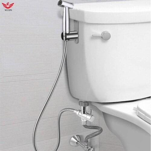 Wetips Portable Bidet Sprayer Flush Douche Shattaf Sprayer Bidet WC Shower Lavagem Anal Jet Cleaner Hand Held Bidet Cleaning