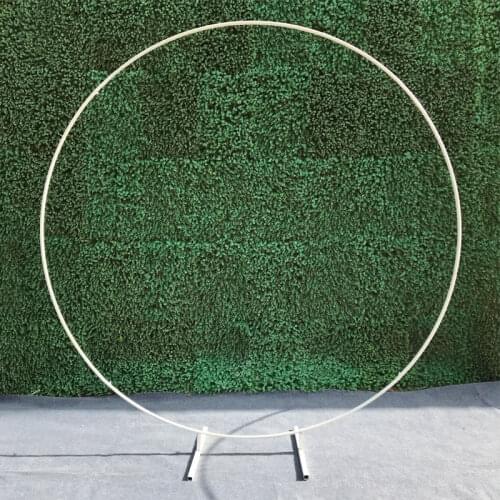 Iron Circle Wedding Birthday Arch Decoration Background Wrought Props Outdoor Lawn Round Backdrop Wedding Frame Wedding decor