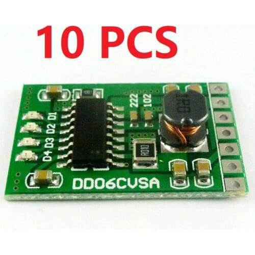 10x DD06CVSA 4 in 1 2.1A 4.2V Charge Discharger DC-DC Boost Converter 3.7V to 5V Mobile Power Diy Power Supply Module