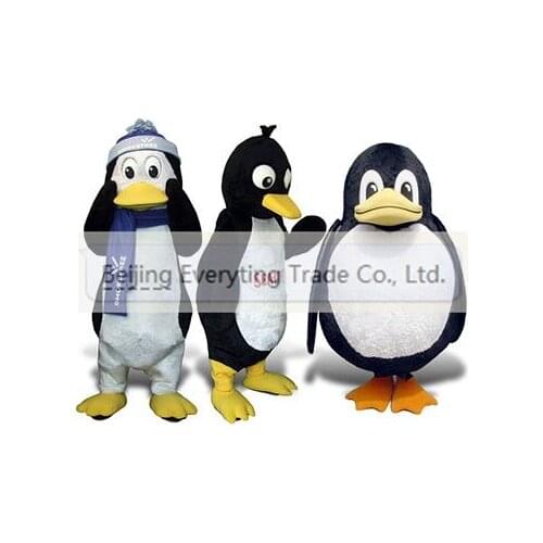 2017 Adult cartoon character lovely penguins Mascot Costume Halloween party costumes adult size