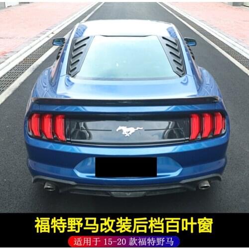 2021 Suitable For 15-20 Modified Rear Windshield Glass Shutter Ford Mustang Decorative Panel