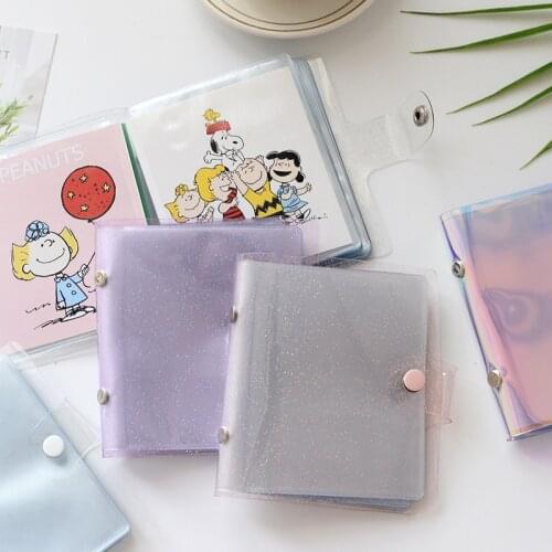 36 Capacity Transparent Photo Album Mini for Polaroid Card Holder for 3-inch Bangtan Boys ATEEZ Stray Kids NCT Photocard