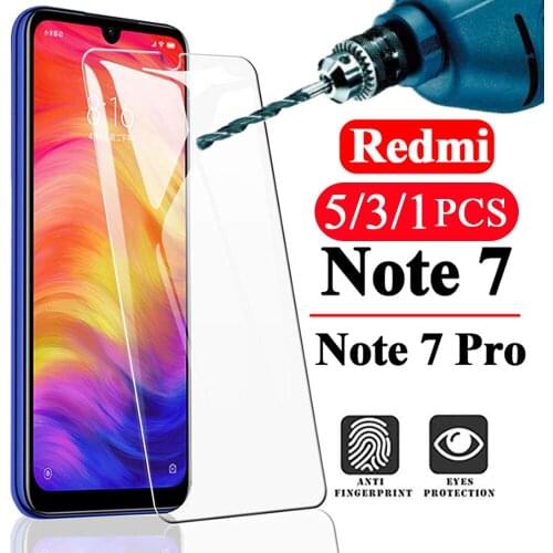 5/3/1Pcs 9H phone protective film for xiaomi redmi note 6 6A 7 7A 8 pro 8A 8T tempered glass screen protector glass smartphone
