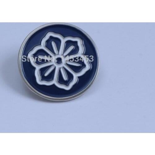 AKB Majisuka Jyogakuen Badge blue Spot
