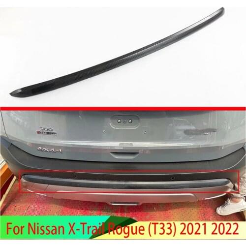 For Nissan X-Trail Rogue (T33) 2021 2022 Car Accessories ABS Chrome Rear Bumper Skid Protector Guard Plate accessories