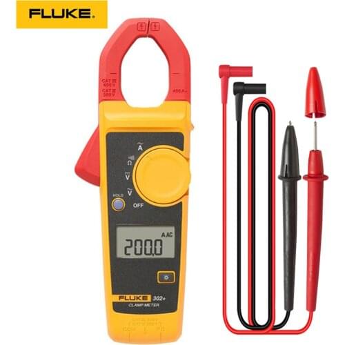 Fluke 302+ F303 F305 Digital Clamp Meter Ammeter AC/DC Multimeter Tester