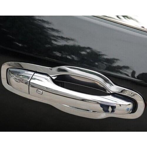 ABS Chrome Car door handle bowl cover trim fit for dodge journey fiat freemont 2013 2014 2015 2016 accessories car styling