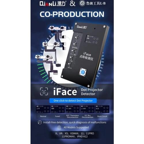 Qianli iFace Dot Projector Detector Face Repair Programmer For Phone X XS XR Xs max 11 11Pro iP A12 Face ID Fault Detecting