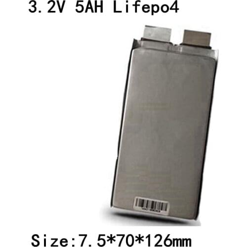 16pcs LiFePo4 3.2V 5Ah Lithium Battery 5000mah 15A High Drain for DIY Lifepo4 36v 48v Battery Pack Power Supply Electric Scooter