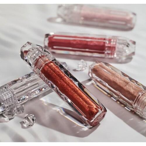 Shimmer Liquid Eyeshadow Wholesale Fine Flash Glitter EyeShadow Private Label Cosmetics Net Red Lying Silkworm Liquid Highlight