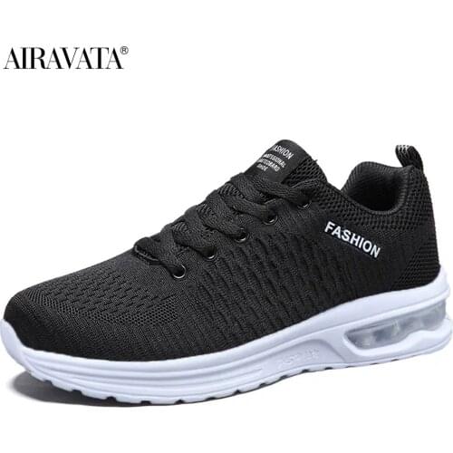 Mens Walking Sneakers Summer Sports Lace Up Mesh Breathable 2021 Male Work New Fashion Air Cushion Lightweight Breathable Shoes
