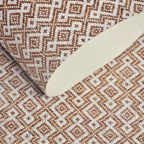 MY WIND 2020 Bohemian style Ginger candy Cashew White Eco-friendly Paper weave Wallpaper Wall decoration
