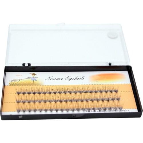 8/10//12mm Natural False Eyelash Extension Handmade Fake Eyelashes Grafting Makeup Fiber Eye Lash Grafting Individual Lashes