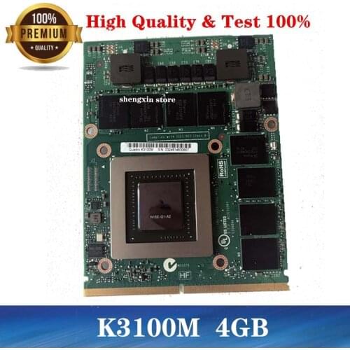 NEW!!! K3100M K3100 4G N15E-Q1-A2 Display Graphic Video Card For DELL M6700 M6800 M6600 HP 8740W 8760W