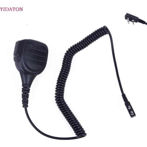 New BAOFENG UV-5R Speaker Mic Microphone for UV5R for Kenwood Ham Radio Hf Transceiver Two Way Radio Waterproof IP54