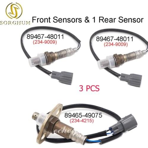 New Set(3PCS) O2 Oxygen Air Fuel Ratio Sensor For Toyota Lexus 8946549075 8946748011 89465-49075 89467-48011