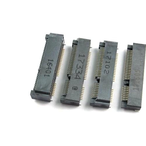 MINI PCIE msata connector PCI-E socket Slot 52P card holder 4.0H 5.2H 5.6H 8H For notebook MiniPCIE