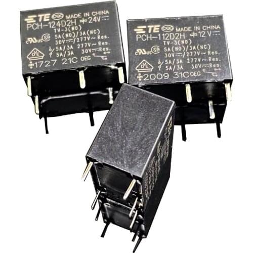 HOT NEW 5V 12V 24V relay PCH-105D2H PCH-112D2H PCH-124D2H PCH 105D2H 112D2H 124D2H 05VDC 12VDC 24VDC DC05V DC12V DC24V 5A 5PIN