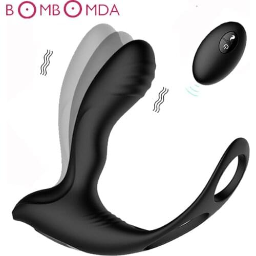Silicone Anal Vibrators Butt Plug Sex Toys For Men Prostate Massager USB Charging with Remote Control G spot Stimulate Adult Toy