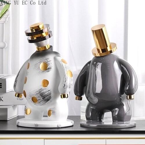 Nordic Creative Abstract Character Decoration Art Living Room Decoration Crafts Modern Light Luxury Home Decoration Accessories