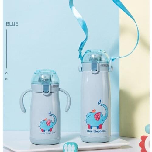 300ml Baby Feeding Cup Stainless Steel Milk Thermos for Children Insulated hot water Bottle leak-poof thermal Cup