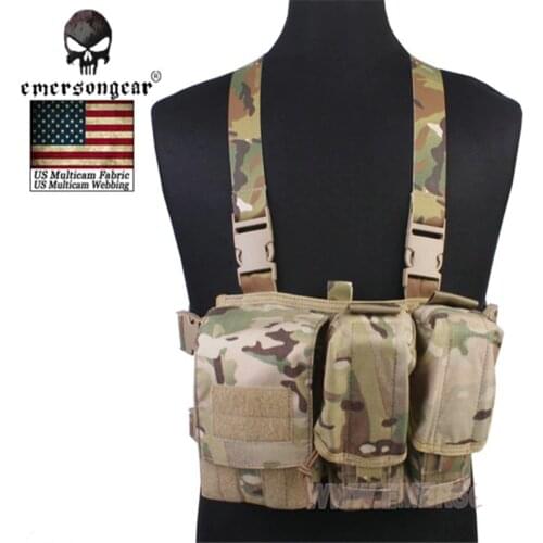 EMERSON Hunting Airsoft Military Army Vest Combat Gear Emersongear Light Weight Chest Rigs Tactical Equipment New US material
