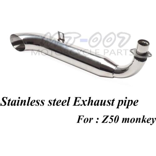 New motorcycle Z50 monkey bike Stainless steel Exhaust System Monkey Z50J Bike Exhaust muffler Monkey Bike parts