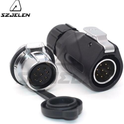 XHP20, 2/3/4/5/6/7/8/9/10/12 pin Waterproof LED Light Power Aviation Automotive Connector Male Plug Female Socket