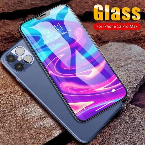 19D Full Cover Protective Glass On for iPhone 12 Tempered Glass Screen Protectors for iPhone 12 Pro Max Mobile Phone Accessories