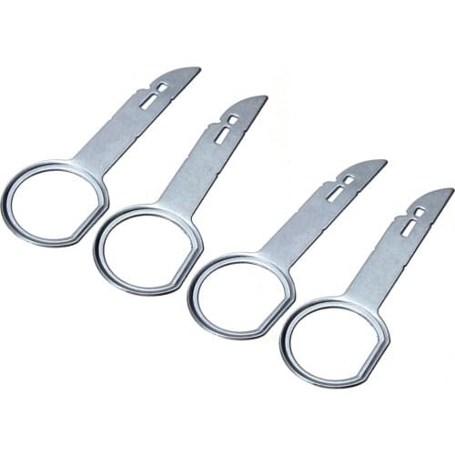 4Pcs Car Styling Radio Removal Key Pin Tool Stereo Head Unit Audio Tools For VW Keys Extraction Tools