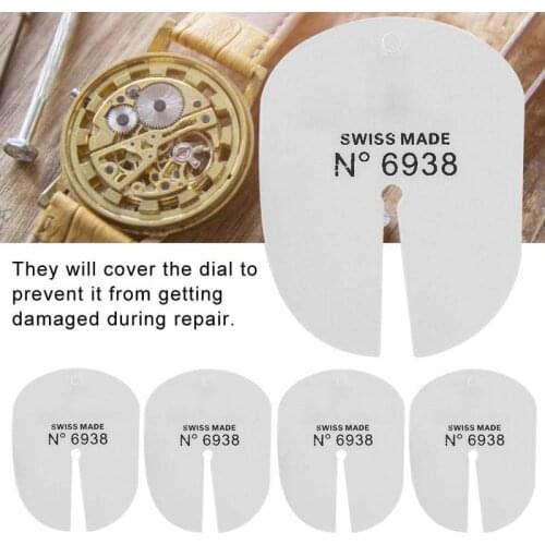 5pcs Watch Dial Protector for Removing Repairing Wristwatch Hands Watchmaker Tool l for watch repair parts tool kit