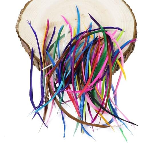 50pcs/pack Dyed Thin Soft Turkey Marabou Feathers 15-20CM Goose Fluffy Dress/jewelry/Christmas/hat Wedding Decoration Accessory