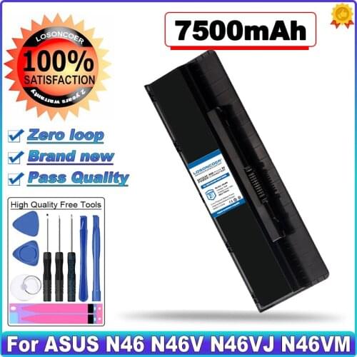 Laptop Battery For Asus N46 N56 N76 N46VJ N46VM N46VZ N56DP N56VJ N56VM N76VJ R500VD N76VZ N76VM A32-N56 6Cell FAST SHIPPING