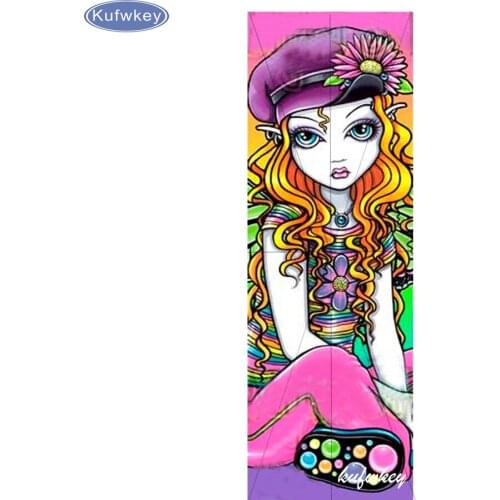 5D DIY Diamond embroidery cartoon girl,diamond painting Cross Stitch full drill Rhinestone mosaic home decoration gift,christmas