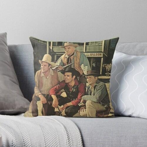 Bonanza Throw Pillow Cushion Cover Polyester throw pillows case on sofa home living room car seat decor 45x45cm