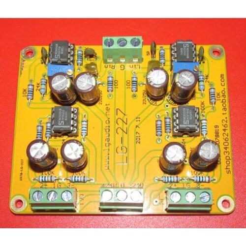 Buffered inverter balanced driver board / inverted amplifier board LG227, low distortion and fast conversion rate